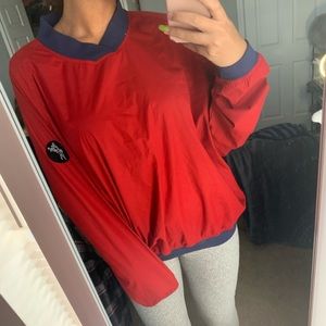 Thrifted Red Crew Neck